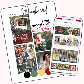 Holiday Magic E-Commerce Canva Template Pack