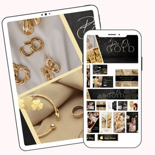 Pot of Gold E-Commerce Canva Template Pack